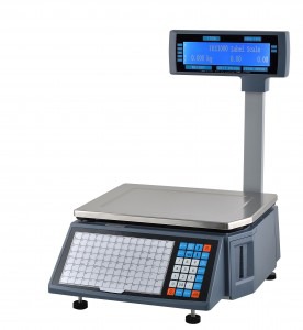 Label printing scales